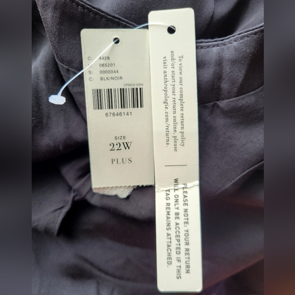 By Anthropologie Mixed Up Mini Dress, BNWT, Size 22W - Picture 10 of 11